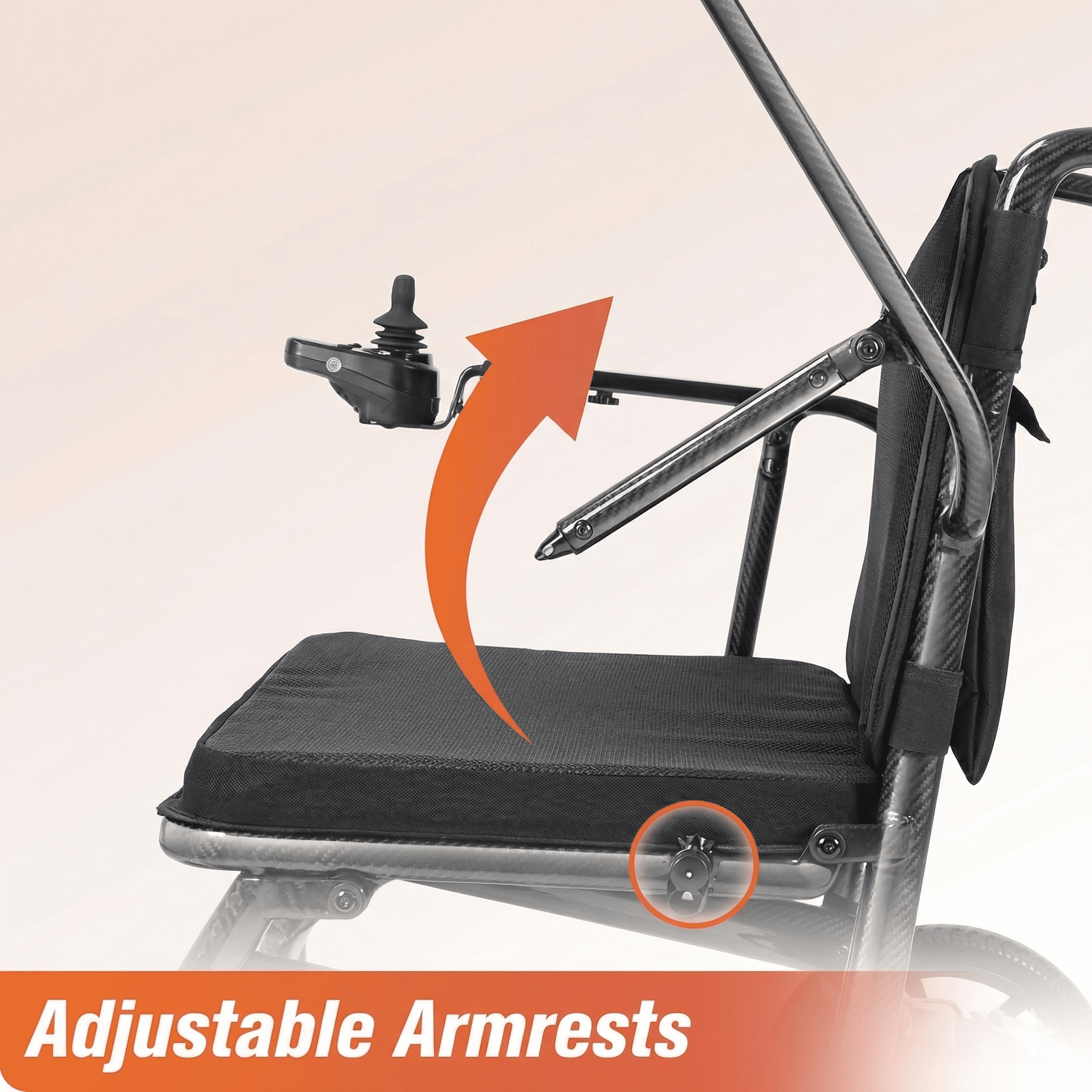 Carbon Elite Electric Power Chair – Ultra Lightweight Carbon Fiber Frame - Ghost Mobility