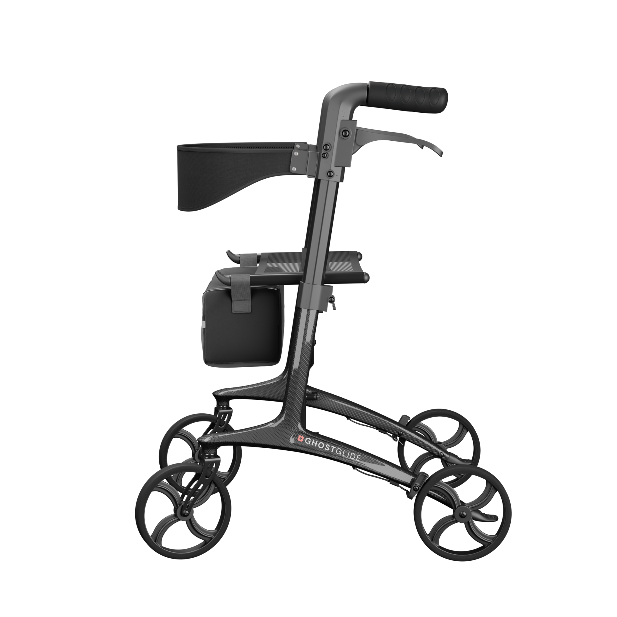 Ultra - Light Carbon Fiber Walker – Premium Mobility Aid - Ghost Mobility